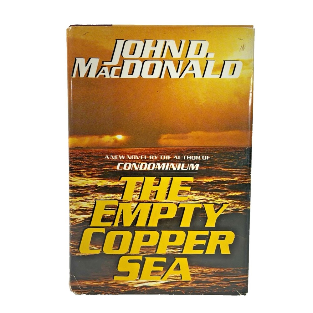 The Empty Copper Sea by John D. MacDonald Vintage 1978 First Edition Hardback
